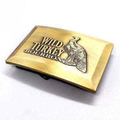 China Europe pure zinc alloy leisure fashion high-tech English printing belt buckle for sale