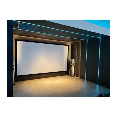 China Outdoor Frame 180 Inch HD Screen White Frame Video Projector Screen For Home Theater for sale