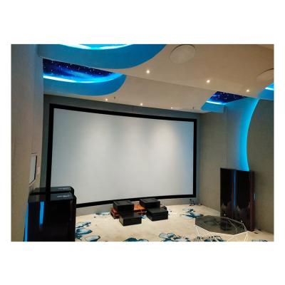 China High Resolution Single Frame White Projector Screen Projection Large Frame Arc Screen for sale