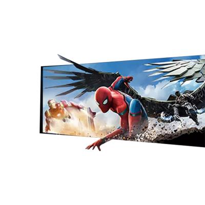 China Frame 150 Inch Framed Microporous Curtain Thin Transparent HD Super Display Screen Projector Screen for sale