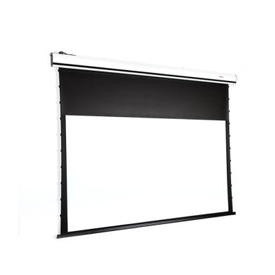 China Electric Most Popular High Quality Soft HD Screen Pull Wire White Projector Screen 100 Inch for sale