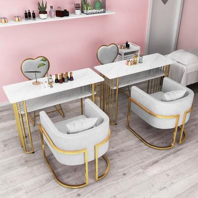 China New modern modern nail salon furniture manicure station nail salon tables for sale