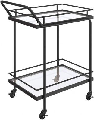 China Home 2 Tiers Metal Mobile Universal Kitchen Trolley Easy To Use And Durable Rolling Vegetable Storage Cart for sale