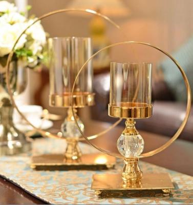 China Fashional Beauty Home Decor Candle Holder Glass Candle Holders For Wedding for sale