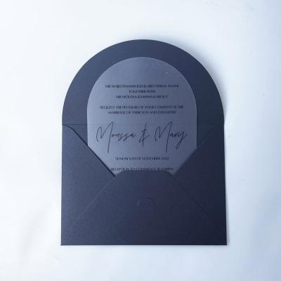 China Brand promotion/congratulation/invitation Oem Perfect Printing Wedding Invitations Luxury Acrylic Invitation Wedding Card for sale