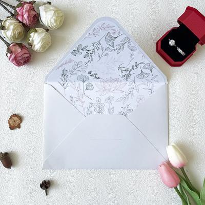 China Gift Envelope 2024 New Sustainable Printing Envelope Pearl Paper Envelope For Jewelry for sale