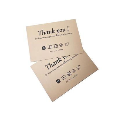 China Brand promotion/congratulation/invitation Fast Delivery Hot Sale Customized Pink Fancy Thank You Card with Your Design Matt Lamination Greeting Card for sale