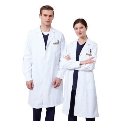 China White Thin Female Thin Long Sleeve Summer Doctor Coat Beauty Salon Hospital Lab Coat Beauty Salon Teacher And Nurse Work Clothes for sale