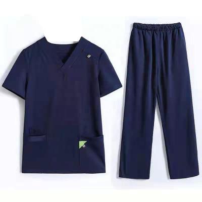 China Best Quality Hospital Doctors And Nurses Female Scrub Nursing Medical Uniform Scrub Hospital Health Care Center Scrub Sets for sale