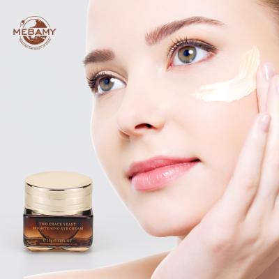 China Best Private Label Organic Eye Dark Circle Removal Anti-Puffiness Brightening Two Slot Yeast Eye Cream for sale