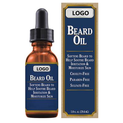 China Moisturize Private Label Soften Beard Moisturizing Beard Oil for sale