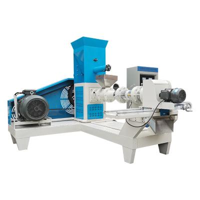 China Wholesale Custom High Efficiency Low Cost Twin Screw Extruder With Floating Fish Feed Processing Machinery Line for sale