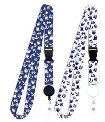 China Custom Promotional Gift Lanyard Design Maker Custom Wrist Double Hook Embroidered Lanyard Ribbon Sublimation Custom for sale