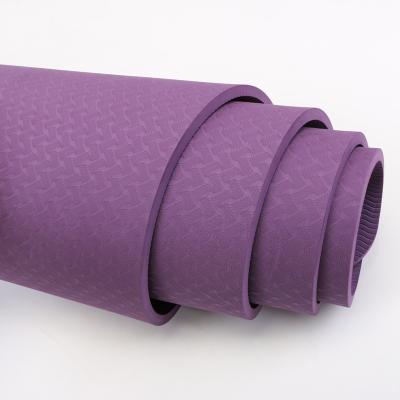 China Best Tape 8mm Quality Yoga Mat Environment-Friendly Tasteless Non-Slip Sports Fitness Yoga Mat Waterproof for sale