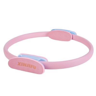 China Anti-Slip Colorful Fiberglass Pilates Ring For Yoga Excersice for sale