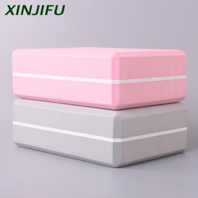 China Yoga Exercises Factory Supplier Wholesale Non Slip Yoga Brick High Density EVA Eco-Friendly Natural Yoga Block for sale