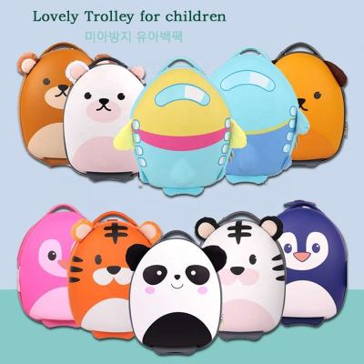 China PU ABS Wheels And Luggage Bags Lovely Suitcase Trolley Fashion Travel Bags For Kids for sale