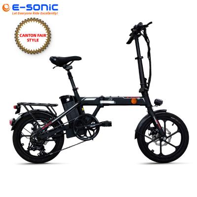 China Aluminum alloy township fair style unique design 16 inch city professional team ebike aluminum alloy frame urban electric bicycle from China for sale