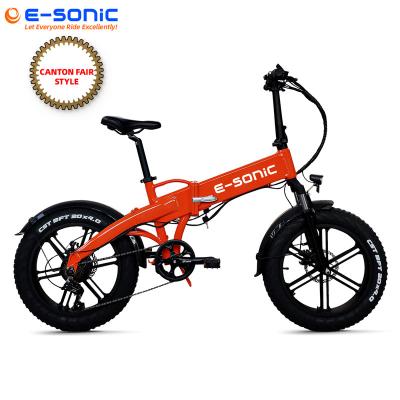 China New type aluminum alloy 20 inch fat tire electric bicycle 480V 500w custom tire electric bike for OEM production for sale