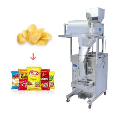 China Automatic Vertical Food Popcorn Banana Chips Snack Pouch Packing Machine for sale