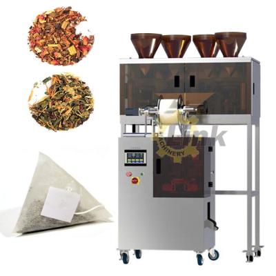 China The machinesMultifunctional mobile food packing triangle the leaves tea tea bag packing machine for sale