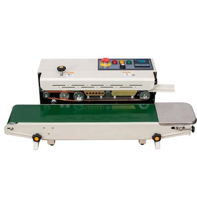 China Automatic Food Vertical 2in1continuous Horizontal Band Sealer Machine with Solid Ink Coding Printer Multifunctional Packaging Machinery for sale