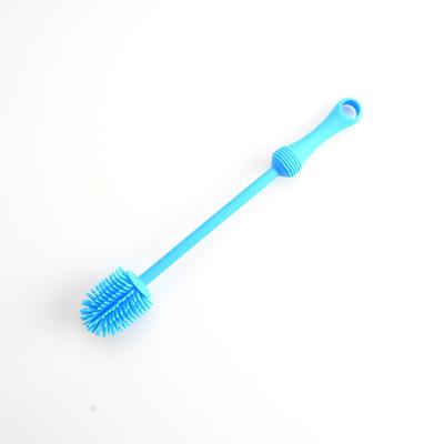 China Silicone Sponge RTS Water Bottles Sports Slime Glassware Bottles Cleaning Brush for sale