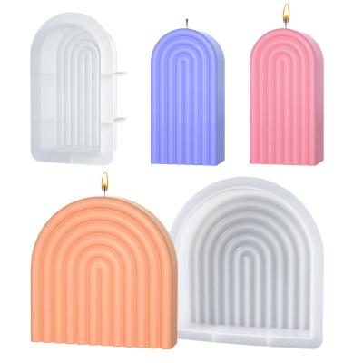 China Wholesale Disposable Luxury Custom Silicone Canlde Mold For Candle Making for sale