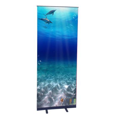 China Business Exhibition Aluminum Roll Up Banner Factory Wholesale Manufacture Roll Up Stand 80*200cm for sale