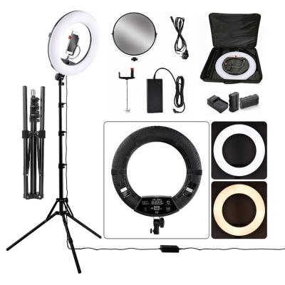 China 2020 Hot Selling 18 Inch Led Ring Light Digitek With Ring Shaped Stand for sale