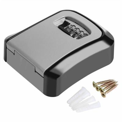 China Modern Portable Key Lock Box 4 Digit Key Security Storage Lock Box Key Safe Lock for sale