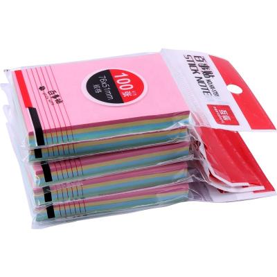 China 2020 Good Quality Self-adhesive Colorful Shape Min Memo Notes /sticky Notes Various Paper Sticky Note Pads Customized Form Mutual Trust for sale