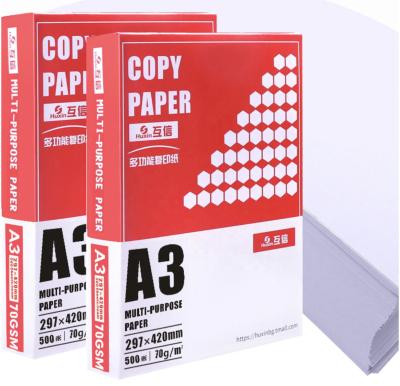 China Computer Printing Mutual Trust A3 Copy Paper Office Printing Paper 70gsm Manufacturer for sale