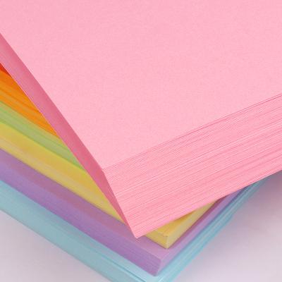 China Universal Cheap Multipurpose Color Print Paper 500 Sheets A4 80g Colored Copy Paper for sale