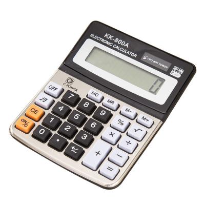 China Universal Purpose Calculator Wholesale 12 Digits LCD Display Cheaper Coin Batteries Calculator For Office School for sale