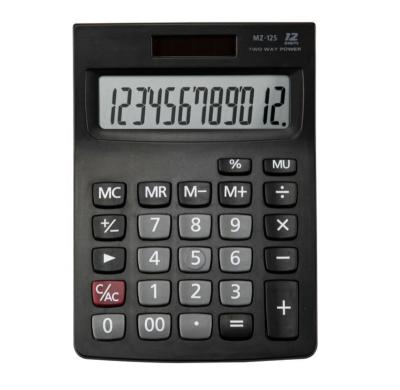 China BIG Calculator LCD Display 12 Digits General Purpose Dual Power, Desktop Calculator for School and Office Use for sale