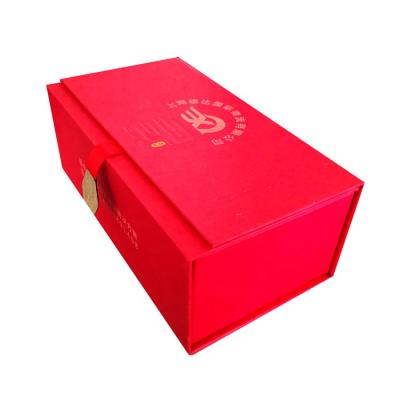 China Recycled Materials Package Luxury Custom Gift Box Magnetic Closure, Tea Box Gift Set for sale