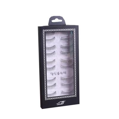 China Recycled Materials Custom Eye Wick Boxes With Logo Box With Plastic Window for sale