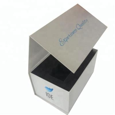 China Recycled Packaging Materials Box Magnetic Foam Boxes Custom Logo White Magnetic Gift Box for sale