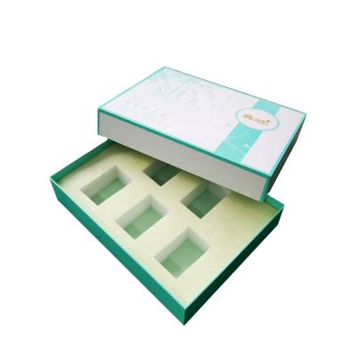 China Recyclable Custom Cosmetic Paper Bottle Box With Insert Jar Packaging Boxes for sale