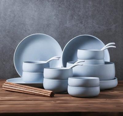 China Viable factory wholesale cheap price japanese porcelain ceramic dinner set for restaurant, home for sale