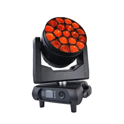 China 19X40W Zoom Wash Stage Wash Lighting Moving Head Bee Eye Voor Dj Disco Bar Te koop