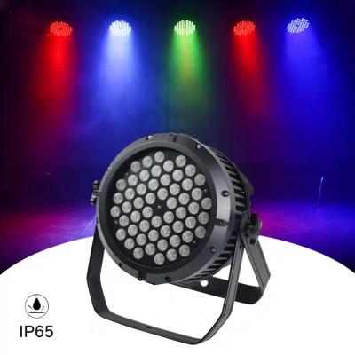 China 54Pcs 3w Waterproof Rgbw Par Can LED Lights Die Casting Aluminum Housing for sale