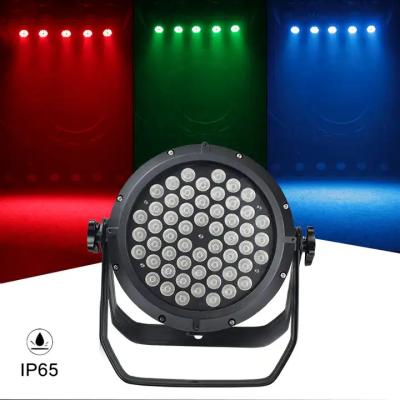 China 54x3W RGBW LED Led Par Can Lichter Ip65 Bühnenparty KTV Club zu verkaufen