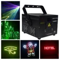 China 1.5W RGB Animatie Laser Licht 3D Laser Projector 30 Kpps Voor Dj Disco Lazer Te koop