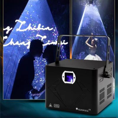 中国 10w Rgb Laser Light Animation Beam Laser Projector Laser Show For Party Disco Wedding Round Circle 販売のため