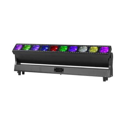 Китай 10 штук 60w Rgbw 4in1 Led Pixel Bar Dmx Zoom Матричная сцена Умывающий луч Движущаяся голова Штрафные лампы для DJ Ночных клубов продается