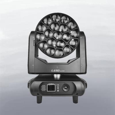 China Potentes ojos de abeja 19x40W K15 DMX RGBW LED Zoom Wash Moving Head Light Para DJ Luz de escenario discoteca en venta