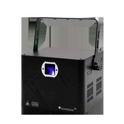 China Huwelijkslaserlicht DMX ILDA RGB Lasershow Projector 3W 6W 10W Laserlicht met sneeuwrookmachine Te koop