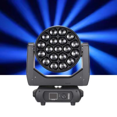 China Bee Eye 19x40w LED RGBW 4in1 Wash Zoom 1940 Moving Head Stage DJ Disco Event Lights à venda